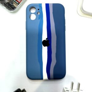 Rainbow silicone iPhone 11 case