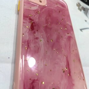 Resin fantasy frame with pink design for iPhone 11 promax (2)
