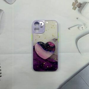 Resin fantasy frame with stone design for iPhone 12 mini (2)