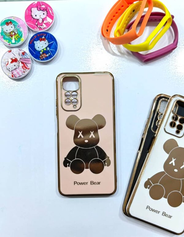 Xiaomi Redmi Note 11pro 4g power bear design Mai Case frame
