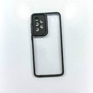 Samsung A33 metal case with stand.
