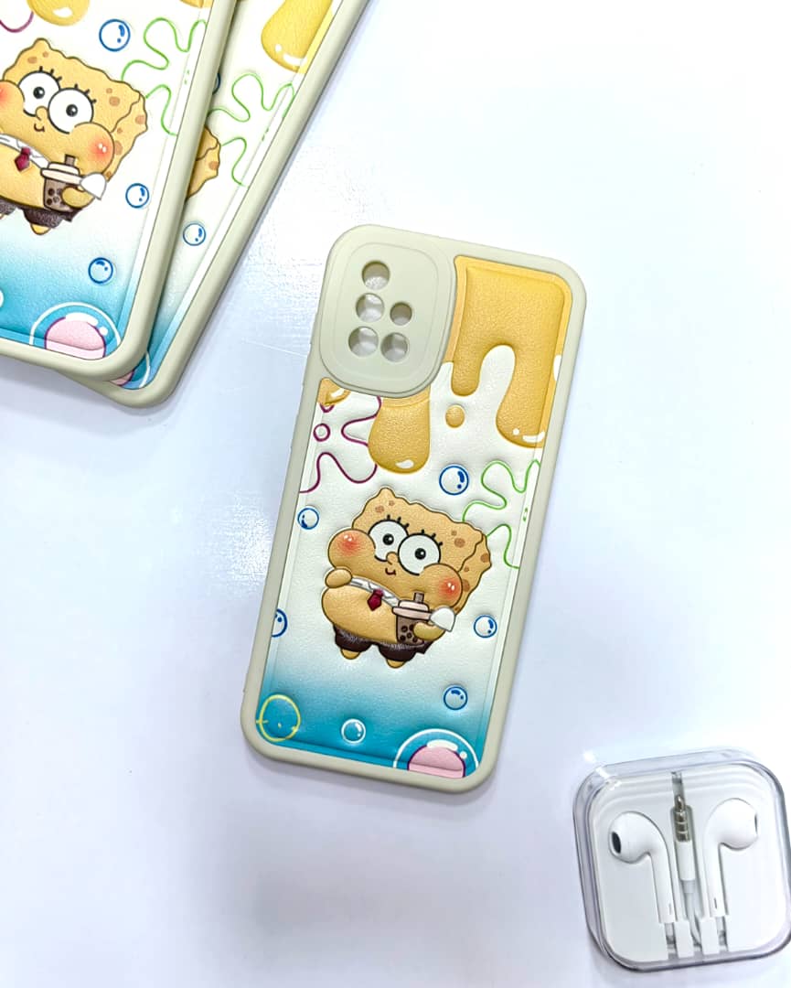 Samsung A71 Samsung embossed design spongebob case