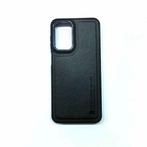 Leather case metal frame for Samsung A13 4, A23 4G