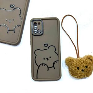 قاب خرس عاشق Bear Love همراه با آویز تدی سامسونگA31