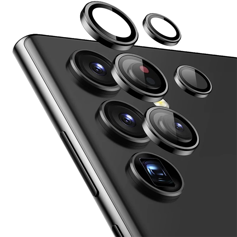 محافظ لنز دوربین رینگی مناسب برای سامسونگ Galaxy S23 Ultra