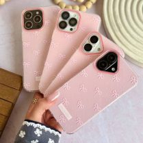 قاب فانتزی پاپیونی مدل pink summer آیفون