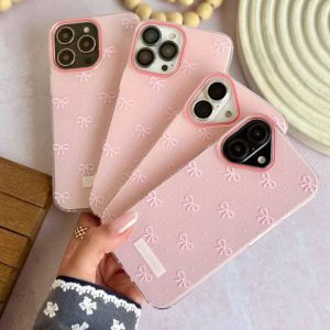 قاب فانتزی پاپیونی مدل pink summer آیفون